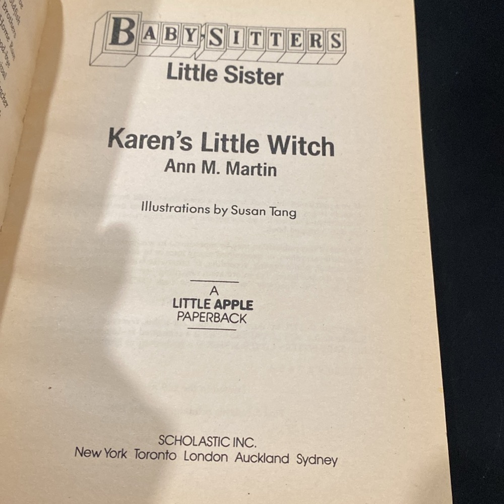 Baby-Sitters Little Sister #22: Karen’s Little Witch by Ann M. Martin - Novel - Picture 5 of 9
